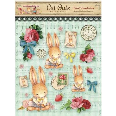 Asuka Studio Memory Place Forest Friends Die Cuts - Pure